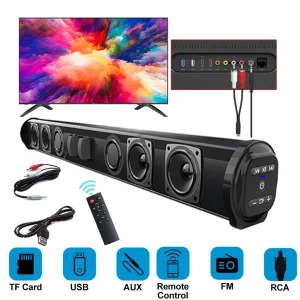Wireless Bluetooth Car Computer Speaker Stereo Tv